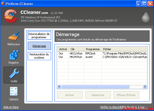 Nettoyer son PC avec CCleaner