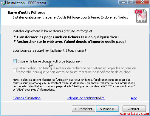 Crer un fichier PDF