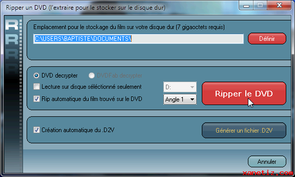 Crer un DivX  partir d'un DVD (ripper)