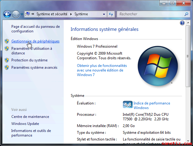 Dsactiver les priphriques inutiles