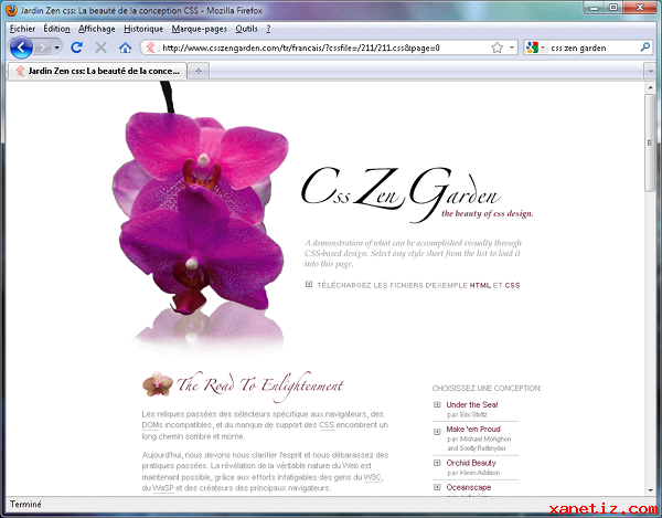 Les designs en CSS