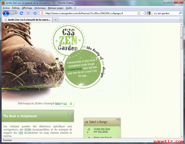Les designs en CSS