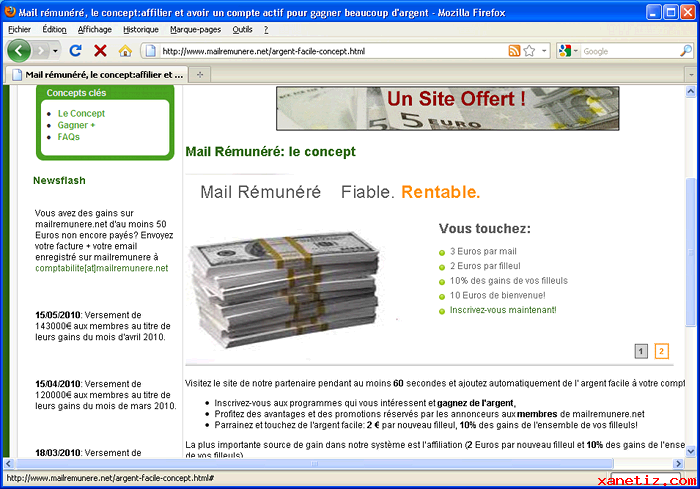 Gagner de l'argent sur Internet