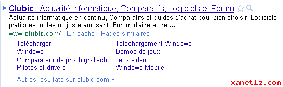 Obtenir et configurer des liens de site avec Google