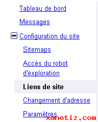 Obtenir et configurer des liens de site avec Google