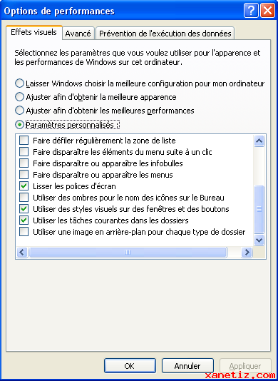 Optimiser l'affichage de Windows