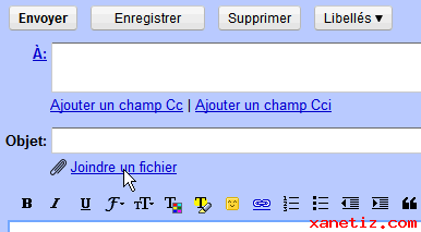 Ajouter une pice jointe dans un e-mail