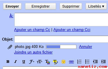 Ajouter une pice jointe dans un e-mail