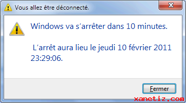 Programmer l'arrt de son ordinateur