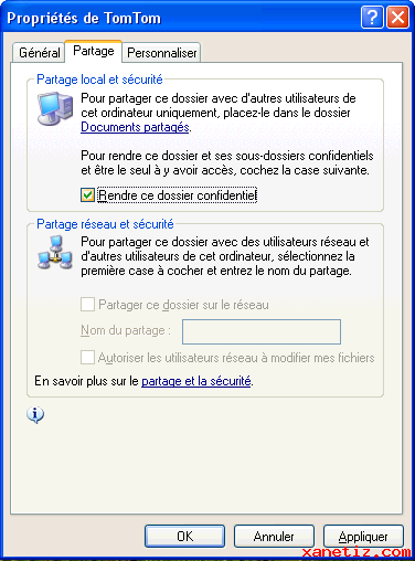 Protger un dossier sur Windows