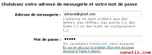 Rendre une adresse compatible MSN / WLM