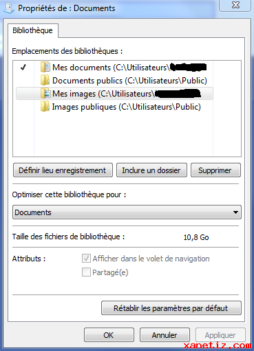 Rorganiser les dossiers/bibliothques sur Windows