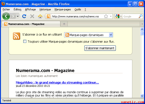 Se tenir inform avec les flux RSS