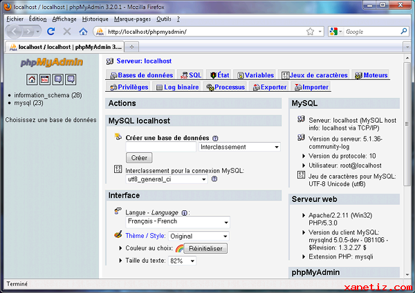 Utiliser PHP sur Windows