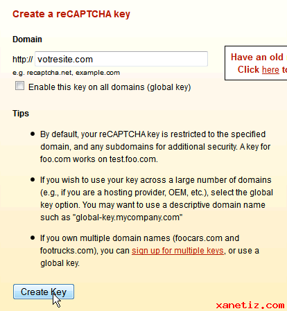 Eviter les spams avec reCAPTCHA