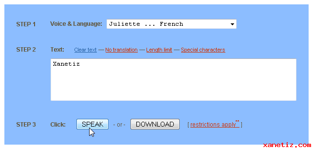 Utiliser un synthtiseur vocal (voix de robot)